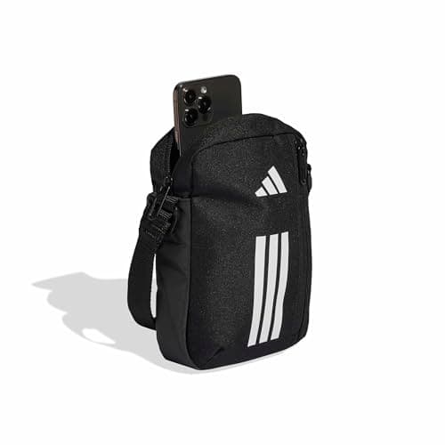 adidas Unisex Adidas Power Organizer Waist Pack, Black/White, One Size — view 3