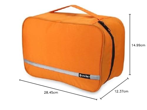 jiemei Hanging Toiletry Bag Waterproof, Travel Wash Bag for Men & Women with 4 Compartments, Foldable Compact Size, Super Durable Fabric — view 5