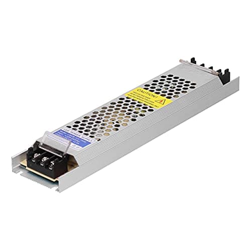 Cocoarm Regulated Switching Power Supply, Aluminum Alloy Voltage Converter 150W 12.5A AC to DC for LED Strip Light Bar Signboard Fabric Light Box Use (WCB-12V-150W) — view 2