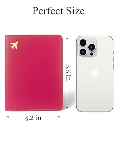 toTravelGear Passport Holder for Travel Essentials RFID Blocking PU Leather — view 5