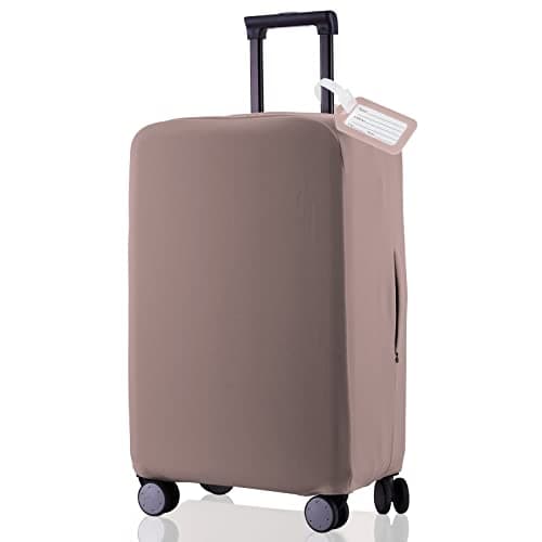 RainVillage Travel Luggage Cover Suitcase Protector, Khaki, 30-31 inch