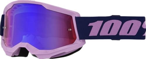 100% STRATA 2 Purple Goggles - Red/Blue Mirrored Lens