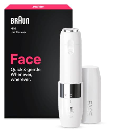 Braun Mini Facial Hair Remover for Women, FS1005, White