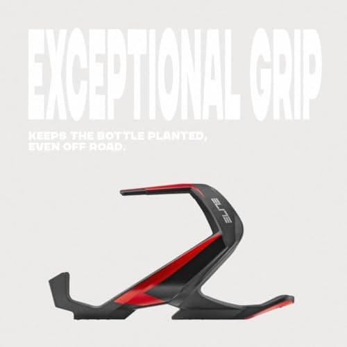 Elite Vico Carbon Bottle Cage Mat Black Graphic – Ultra Lightweight Carbon Fibre Bike Bottle Holder – WorldTour Pro Choice – For Road Bike, MTB & Gravel Cycling — view 6