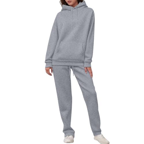 Matching Hoodie And Jogger Co-Ord For Women - Drawstring Two Piece Set — view 6
