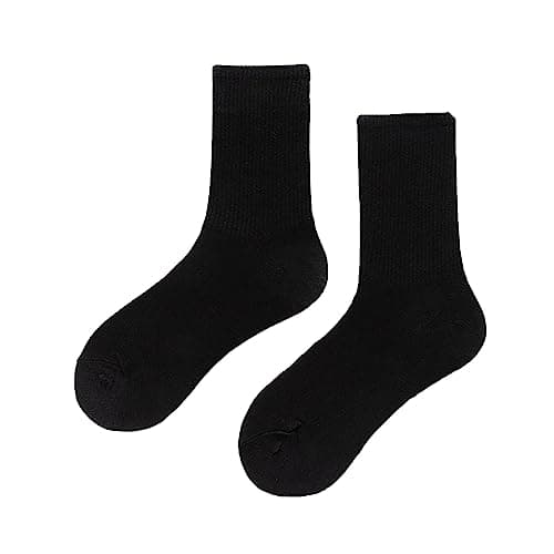 Crew Socks Soft Athletic Non-Slip Sock Cosy Moisture Wicking Anti-Blister Socks Thermal Blend Plain Leisure Sock Durable Elastic Seamles Crews Outdoor Sports Running Travel Everyday Wear — view 3