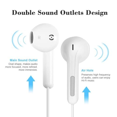 Wired Earphones In Ear Headphones Wired ear buds 3.5mm jack head phones — view 3