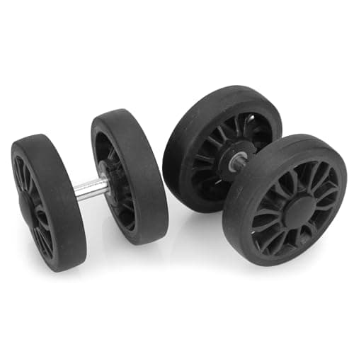 GUGULUZA 4 pcs 50mm Luggage Suitcase Replacement Wheels with Axle — view 6