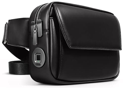 Dayear Anti-Theft Sling Bag with Fingerprint Lock,Travel, Findmy Tracker
