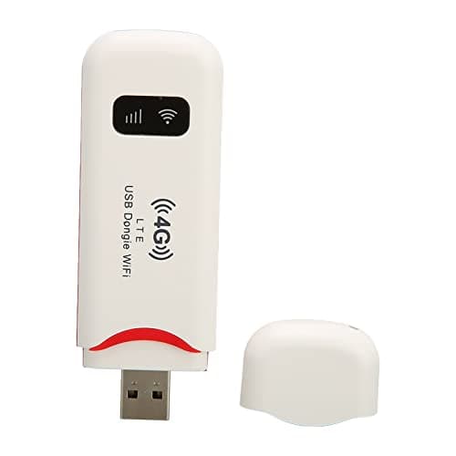 Ejoyous 4G USB Dongle, Portable Travel WiFi Mobile Hotspot Router with SIM Card Slot Unlocked to Any Network, for Travel Camping Vacation Rentals Dual Band Support 10 Devices High Speed