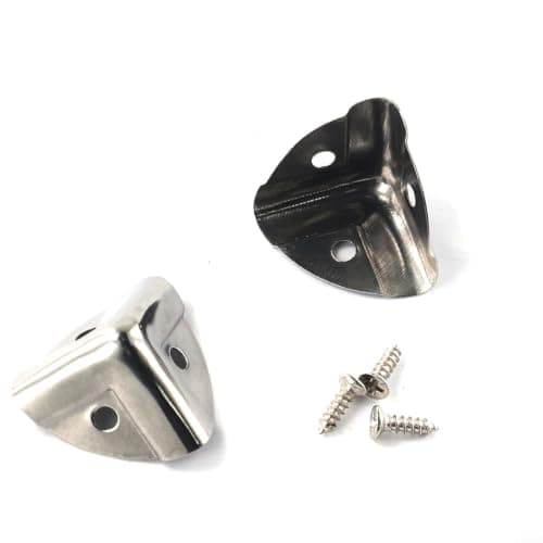 Silver Iron Box Corner 2.4cm for Suitcase Repair Kit — view 3