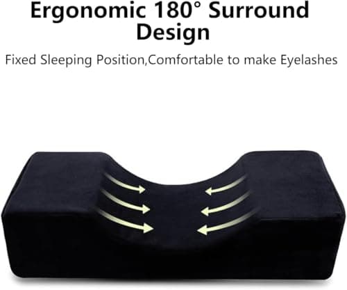 Deciniee U-Shaped Lash Pillow with Sponge Inner Core for Eyelash Extensions — view 4