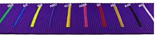 Personalised Luggage Strap with Name – Custom Embroidered Suitcase Belt 180cm x 5cm – Adjustable Travel Baggage Strap for Easy Identification – 100% Polypropylene Material (Purple) — view 5