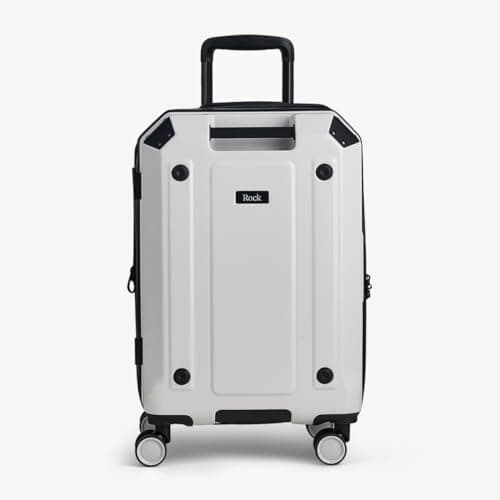 Rock Alpine Small 39/45L Expandable Suitcase - White — view 2