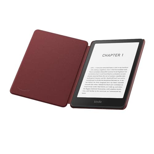 Amazon Kindle Paperwhite and Amazon Kindle Colorsoft Case, Lightweight and Water-Safe, Foldable Protective Cover – Premium Leather — view 3
