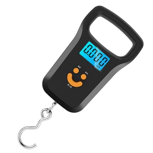 Ounfhtrttk LCD Digital Electronic 50Kg 10g Hanging Scale Pocket Scale Fishing Weights Kitchen Scale Travel Luggage Scales — view 5