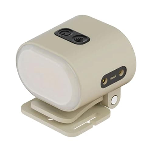 USB Rechargeable Headlamp for Cycling Running Light, Beige