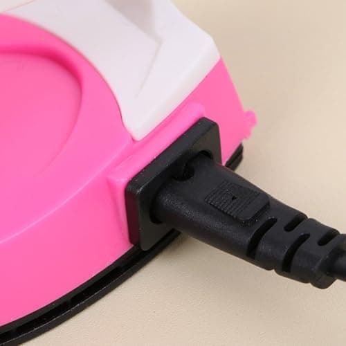 rongweiwang Mini Craft Iron, DIY Electric Iron Tool for Patchwork Applique Quilting, Portable Travel Ironing with Fast Heat Up, Ideal for Beginners Craft Enthusiasts (Blue) — view 4