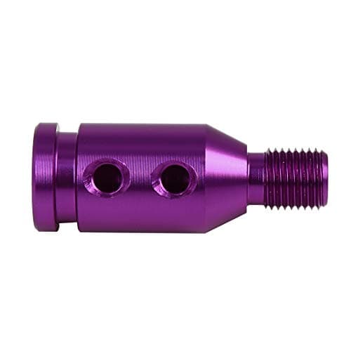 X AUTOHAUX M12x1.25 Purple Gear Shift Knob Adapter for Non Threaded Shifter — view 4
