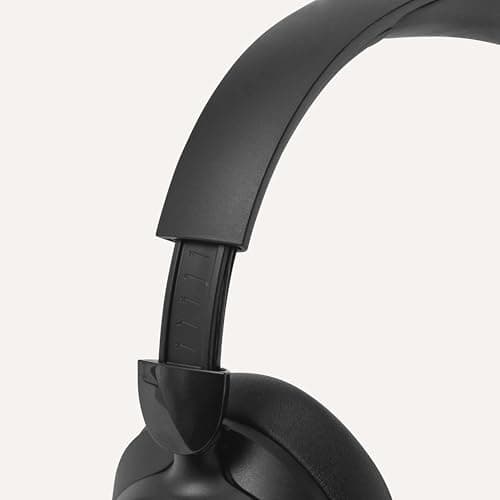 Amazon Basics Wireless Bluetooth 5.3 Over-Ear Headphones with Hybrid Active Noise Cancelling, 35h playtime with ANC on, 45h with ANC off, 3 Music modes, Black — view 4