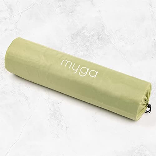 Myga Yoga Mat Bag - Compact Carry Bag for Yoga, Pilates, Fitness & Exercise Mat with Adjustable Strap for Women & Men - Lightweight Waterproof Travel Bag for Home Gym and Studio - Green — view 4