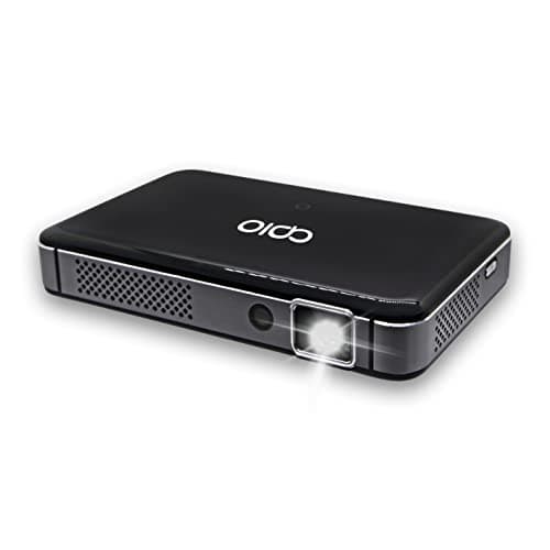 APIO Resolution 1080p Auto Focus, 400 ANSI Lumen DLP Pro Pocket Projector with HDMI/Type C Supports, Built-in Rechargeable Battery and Speakers for Streaming Movies, Laptops, Phones, Home & Outdoor