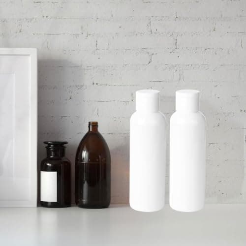 Abaodam 5 Pack White Cosmetic Refill Bottles 200ml Plastic — view 3