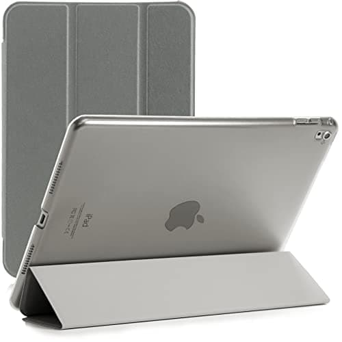 For iPad Pro 9.7 (2016 ONLY) A1673, A1674, and A1675 Magnetic Stand Cover with Automatic Wake/Sleep (Silver)