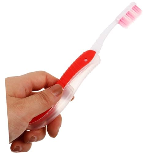 6pcs Folding Toothbrush Set Portable Plastic Manual Oral Care — view 4