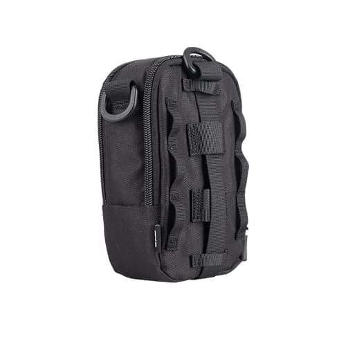 Oxford Nomad 1L Utility Pouch OL583 | Motorcycle Adventure Bike Lightweight Modular Luggage System, Black — view 2