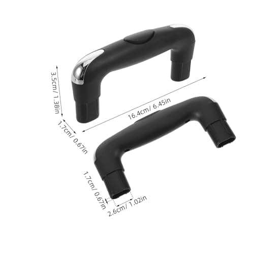 CIMAXIC Replacement Telescopic Suitcase Handle, Plastic Trolley Case Repair Part, Suitcase Handle Grip for Travel Cases Trolley Luggage Upgrades — view 2