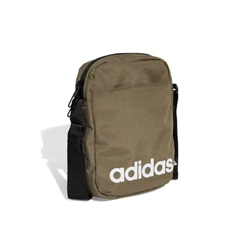 adidas Unisex Linear Organizer Waist Pack, olive strata/black/white, One size — view 3