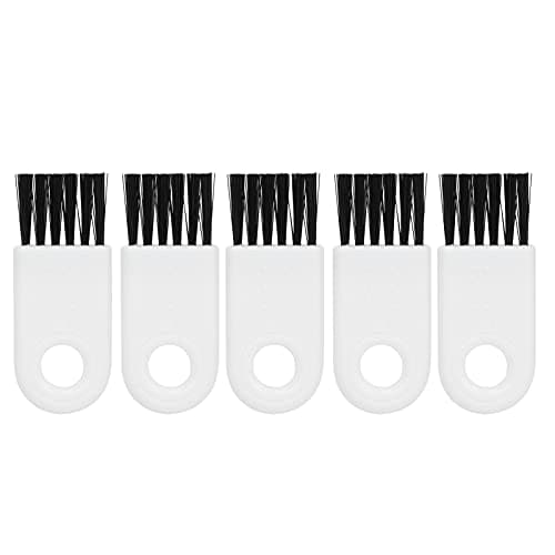 Generic Shaver Cleaning Brushes Set of 5 Soft Nylon Hair for Home and Travel Use Yellow and Black — view 6