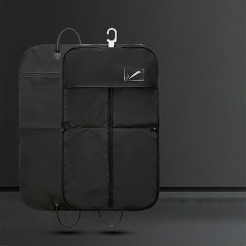 Black Suit Garment Bag Foldable Oxford Cloth Travel Business — view 6