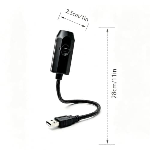 Mini Halloween Christmas Projector Lamp with HD Lens and Flexible Gooseneck — view 5