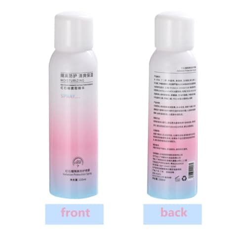 Sunscreen Spray Mist 150ml Metal Hydrating Moisturizing Pink — view 3
