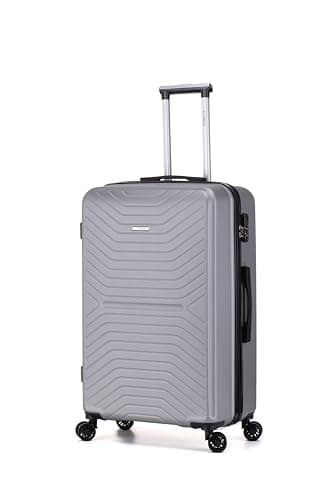 FLYMAX XL 29" Extra Large Suitcase 4 Wheel Lightweight Luggage Hard Shell Check in Hold Travel ABS 125 Litre Capacity Travel Case with 3 Digit Combination Lock + Telescopic Handle