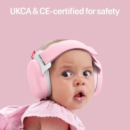 Alpine Muffy Baby Comfort Ear Defenders, Adjustable up to 48 months, Pink — view 4