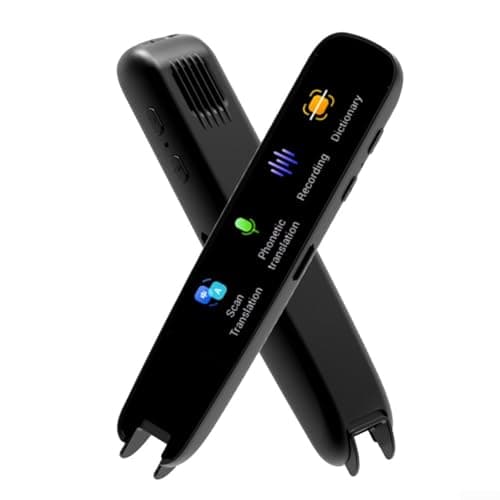 Honseadek Offline Translation Pen with Intelligent Scanning and Point Reading, 123 Languages Translator for Students and Teachers, Portable ABS Device(pink) — view 5
