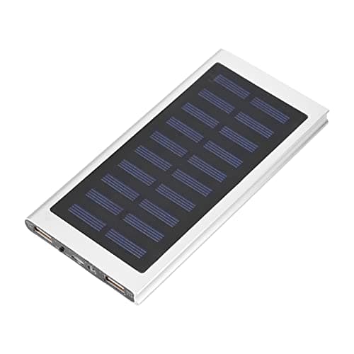 Cocoarm Diy Solar Power Bank Kit 10000mah Dual Usb Fast Charge (Silver) — view 2