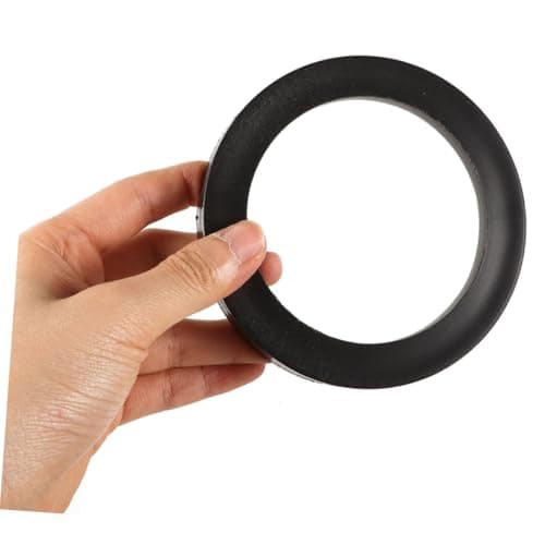 GLEAVI 2 Pairs Universal Plastic Car Speaker Spacer Adaptor Rings, Black Installation Mount Brackets for Speaker Replacement, Stackable Rings for Car Audio Fitment — view 4