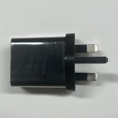 Back Massager and Plug Adapter (Black Plug)