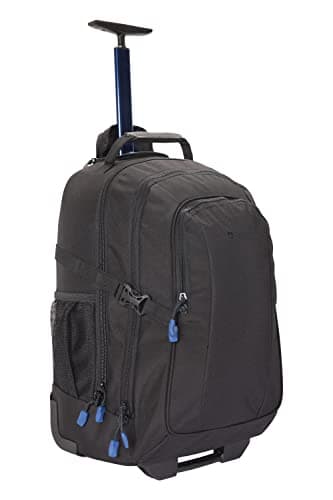 Mountain Warehouse Voyager 35L Wheelie Rucksack Jet Blac ONE