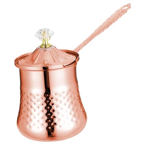 Ronyme Coffee Pot Kitchen Tool Professional for Gas Stoves with Handle Camping with Lid Chocolate Melting Pot Rose Gold Accessory, S