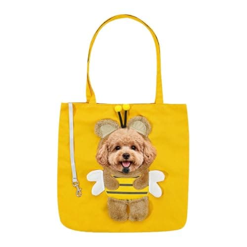 Dog Carrier Bee Design Travel Shoulder Tote Portable Outdoor Bag