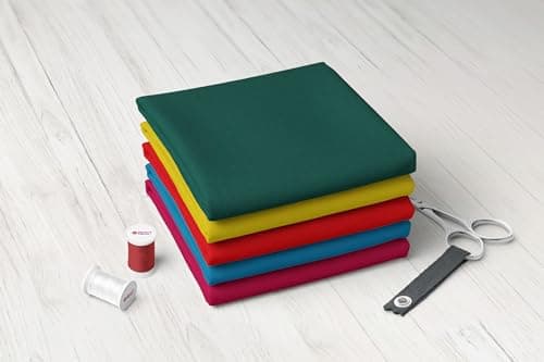 100% Cotton Fabric 60 Inch 150cm Wide 150GSM Material for Sewing, Dressmaking, Quilting, Curtain Linings, Pillowcases & Totes Fabric by The Half Metre by Discount Fabrics LTD(White, 0.5m) — view 5