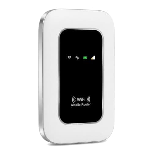 5G Mobile WiFi Hotspot, Unlocked Portable Router with SIM Slot, Ultra-Fast Internet up to 300 Mbps, Pocket-Sized Travel Modem for Remote Work & UK Trips, Connects up to 16 Devices Simultaneously