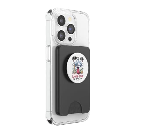 Austria Girls Trip 2027 Skiing Vacation PopSockets PopWallet for MagSafe — view 4
