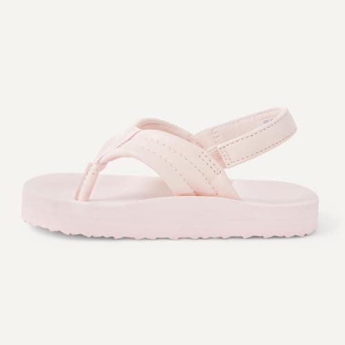 Amazon Essentials Unisex Kids Flip Flop with Back Strap, Pale Pink, 6 UK Child — view 3