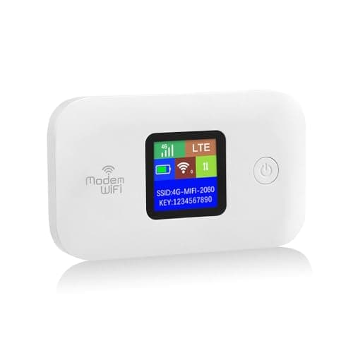 Portable 4G/5G LTE WiFi Router,Portable Wifi Travel Router with SIM Card Slot,Pocket 4G Internet Hotspot Up To 10 Users for Travel Phone Computer Laptop